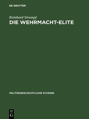cover image of Die Wehrmacht-Elite